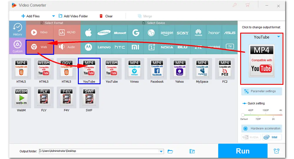 Choose Output Format