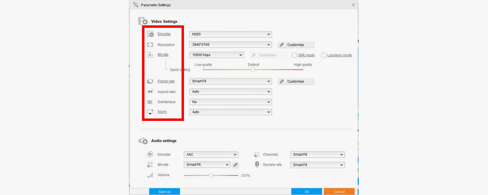 Upscale Video to 4K – Change Settings