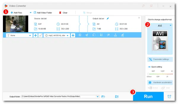 Convert Video CD to AVI