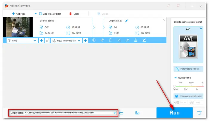 Convert VCD Files to AVI