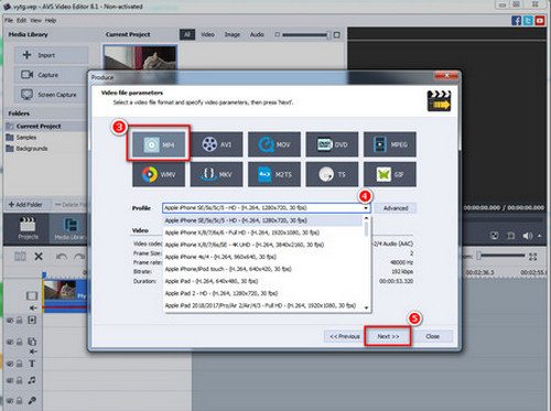 vep to mp4 converter