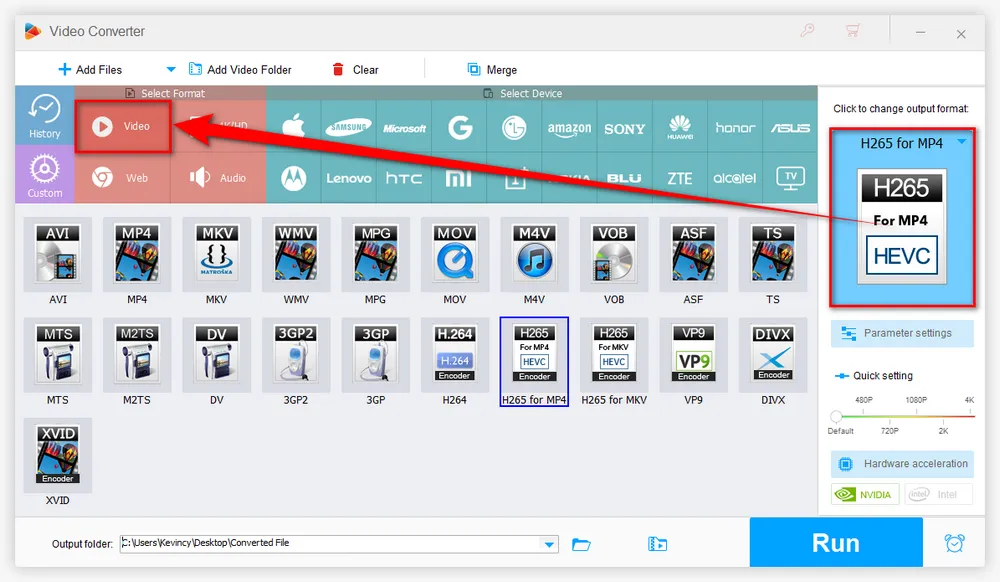 Choose an Export Format