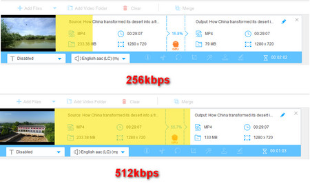 How to change bit rate?