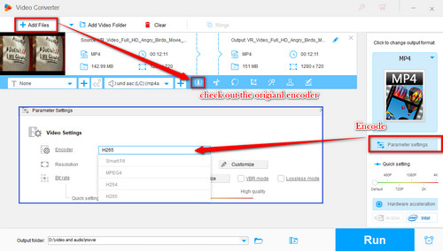 Check Video Codec Details