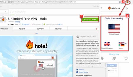 Watch Blocked Video with Hola Extension