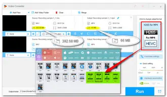 Encode with Advanced Codec