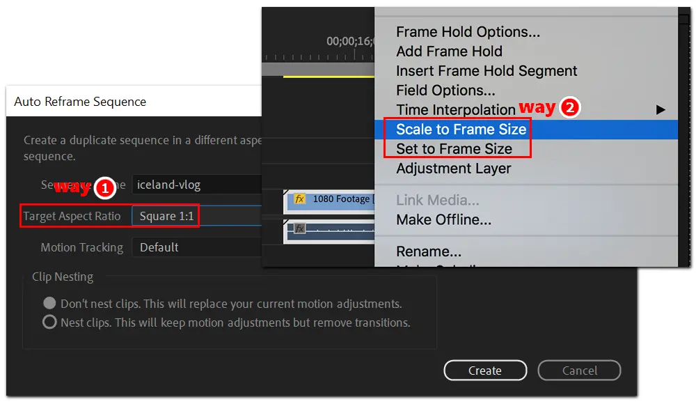 Resize Video in Premiere Pro