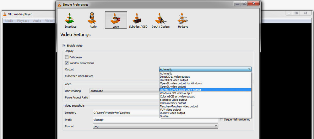 4K video not playing in VLC 