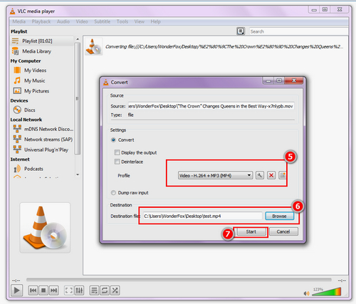 Detailed on How to Let VLC Convert MOV to MP4