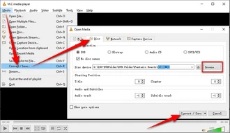Add VIDEO_TS Folder to VLC