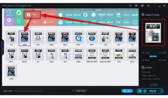 Choose MP4 as Output Format