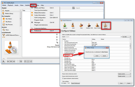 Use Hotkey to Advance VLC Next Frame
