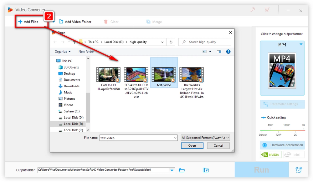 Add HEVC video 