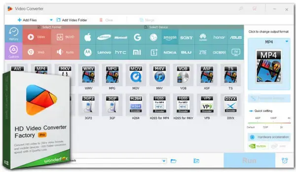 WonderFox HD Video Converter Factory Pro