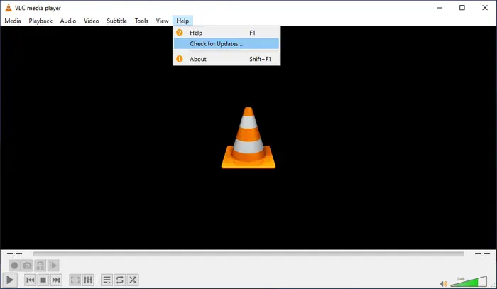 Update VLC Player