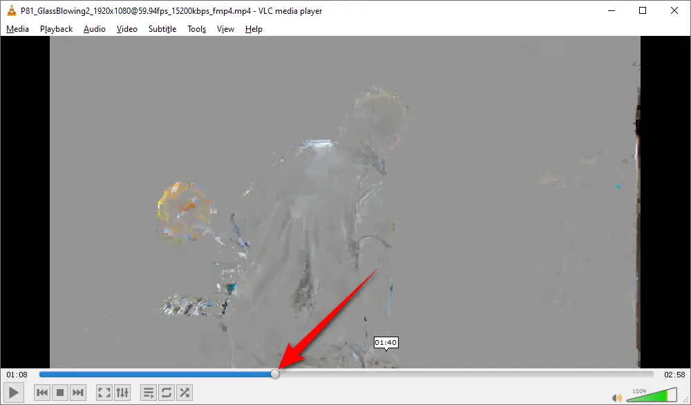 Fix VLC Pixelated by Video Fast Forward or Backward