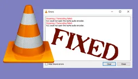 VLC Streaming Transcoding Failed