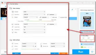 Tweak Settings to Control Output Quality