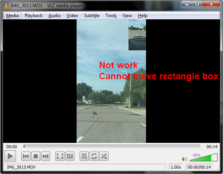 VLC Interactive Zoom Not Working