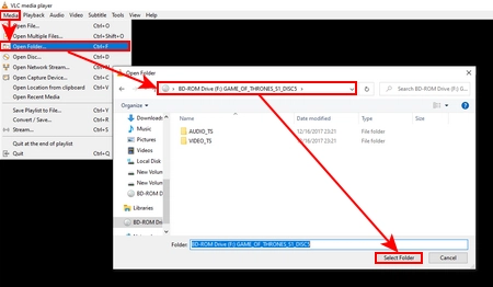 Play VOB Files in VLC