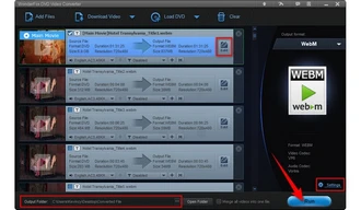 Converting VOB Files to WebM