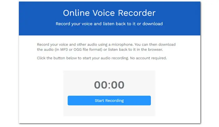 Substitute for Vocaroo Voice Recorder