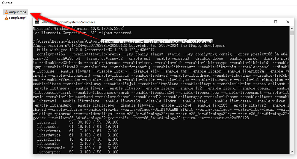 FFmpeg Increase Volume