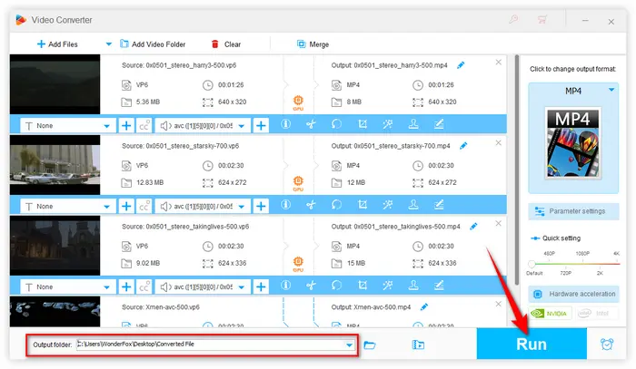 VP6 Video Converter to MP4