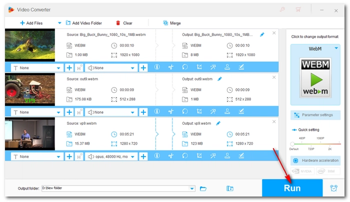 Convert VP9 to VP8