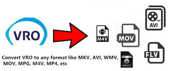 VRO to AVI, MP4, MOV and other formats