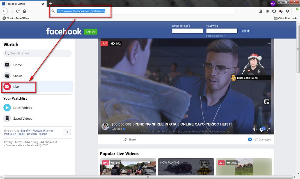 Watch Facebook Video without Account