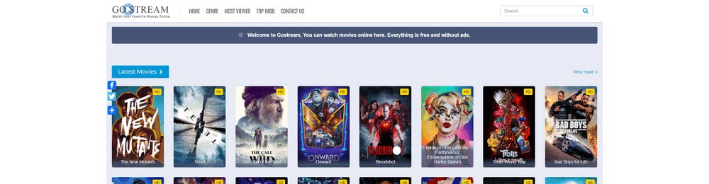 GoStream - Watch Free Movies Without Signing Up