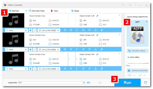 WAV to AIFF Converter Windows