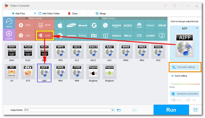 Set Output Option