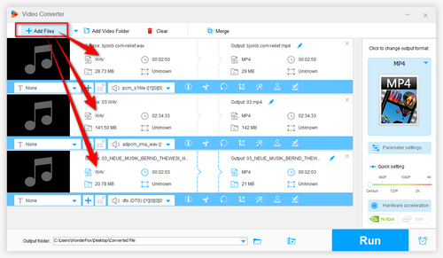 Convert wav to high quality MP3