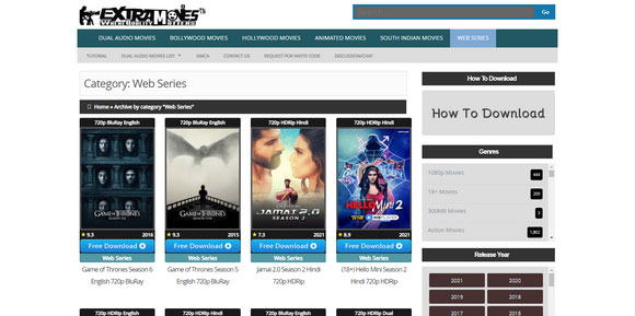 ExtraMovies – New Web Series Download