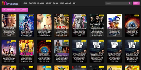 MkvCinemas - Web Series Download Websites