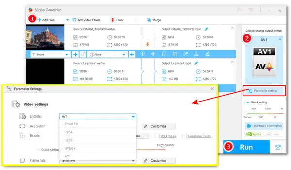 Best AV1 WebM Converter