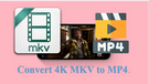 4K MKV to MP4