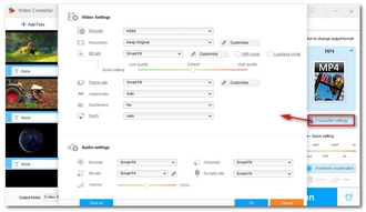 Modify Output Settings