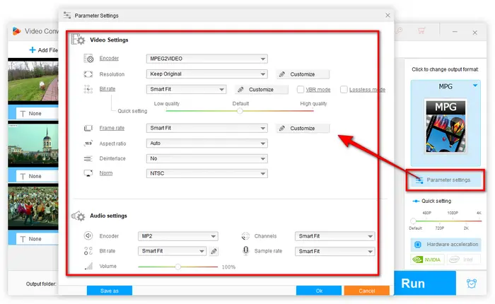 Convert WebM to MPEG