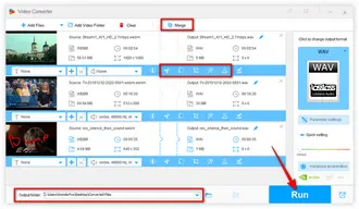 Convert WebM to WAV in Batches