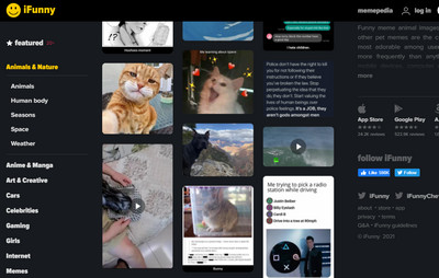 How to find memes on iFunny 