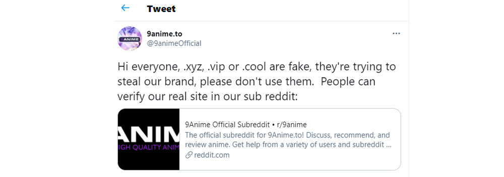 Not even 9anime's twitter is safe : r/9anime