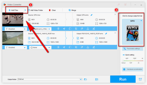 Load Source Videos into Program