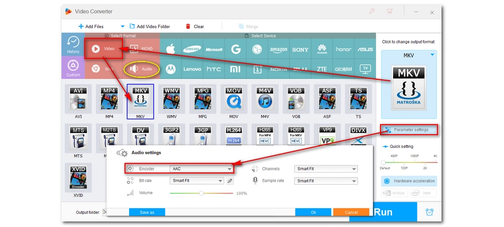 Change DTS to WMP-supported Format