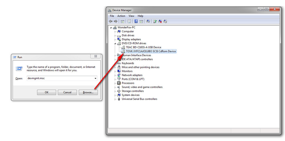 Update the CD burner drive 