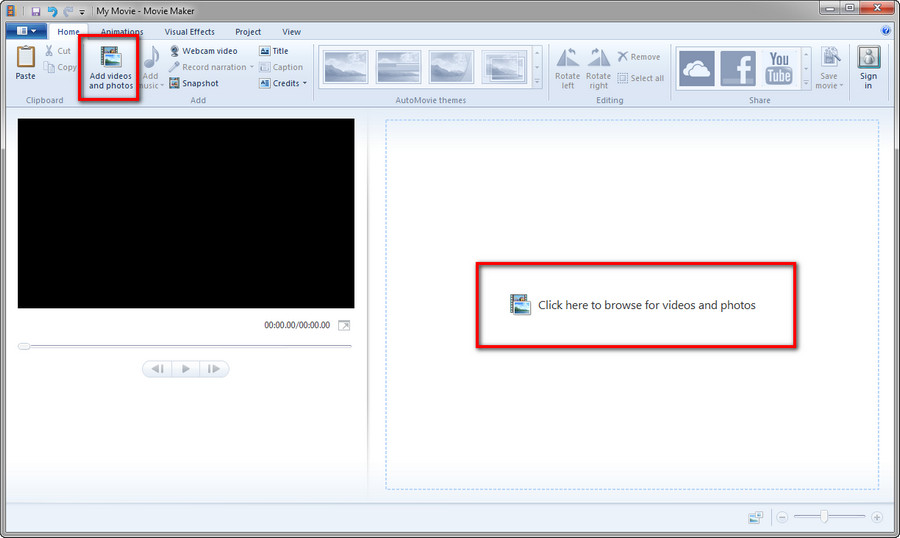 Reverse video Windows Movie Maker