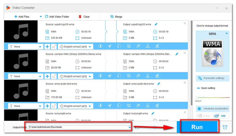 Export the Edited WMA File