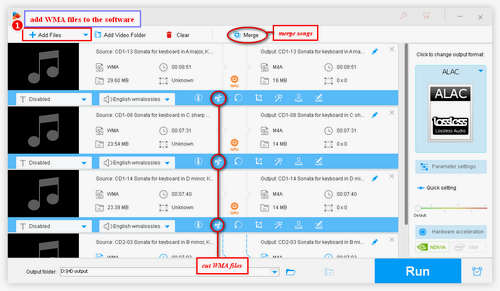 Add files into the converter